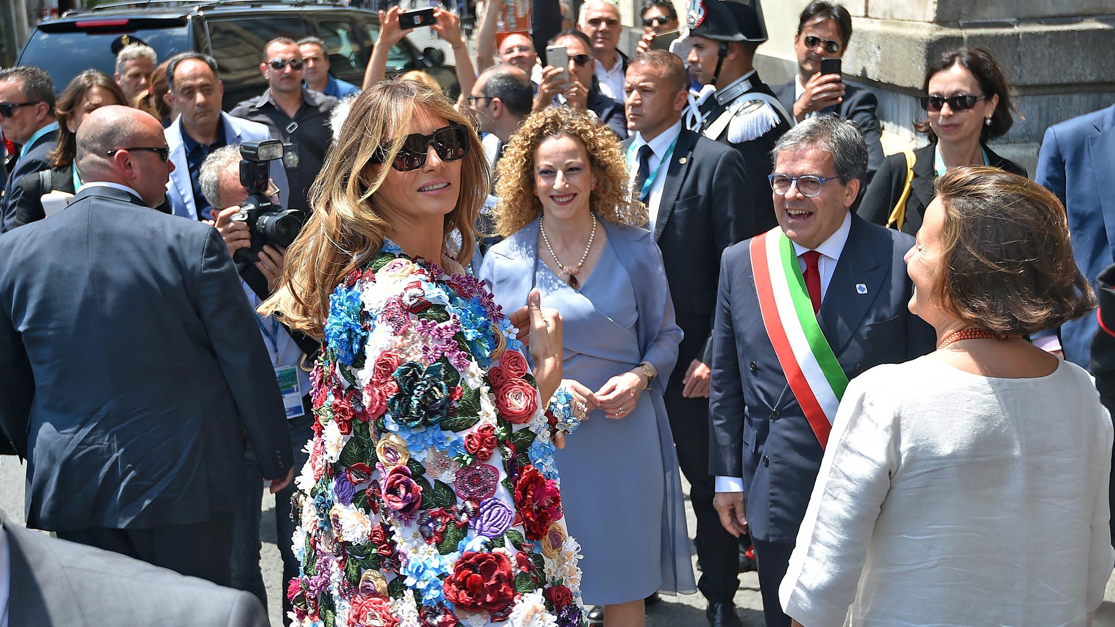 Melania Trump in Sicily