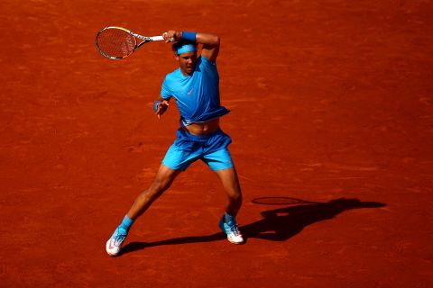 Nadal's struggle to find form continued into 2015's clay court season, dropping outside of the world's top five for the first time since 2005. Looking like an athletic version of the Cookie Monster, Nadal crashed out of the French Open in the quarterfinals to Djokovic. It ended his 39-match unbeaten run and marked just his second defeat on the Parisian clay.