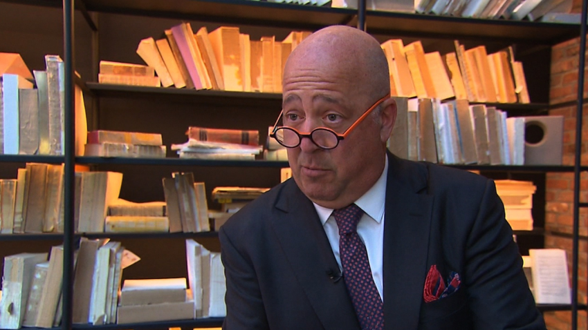Celebrity Chef Andrew Zimmern recalls his experience with homelessness and addiction.