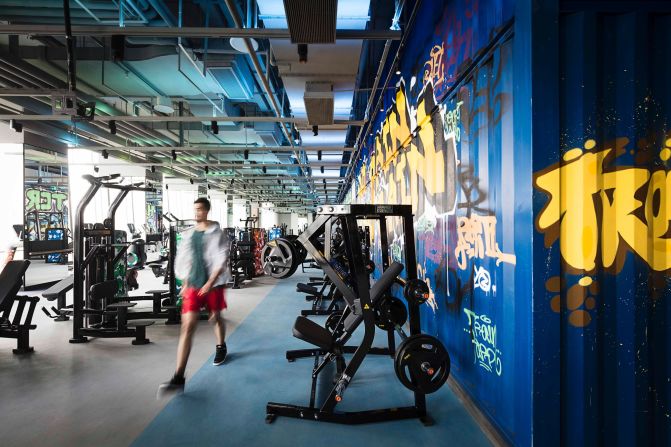 <strong>Hotel Jen Beijing: </strong>A newcomer in China's capital, the Hotel Jen Beijing features an industrial-chic gym with graffiti-covered walls and excellent city views.