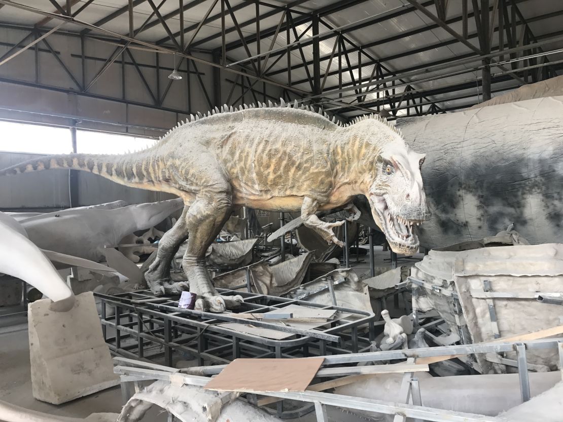 Zhao Chuang dinosaur studio yard 2