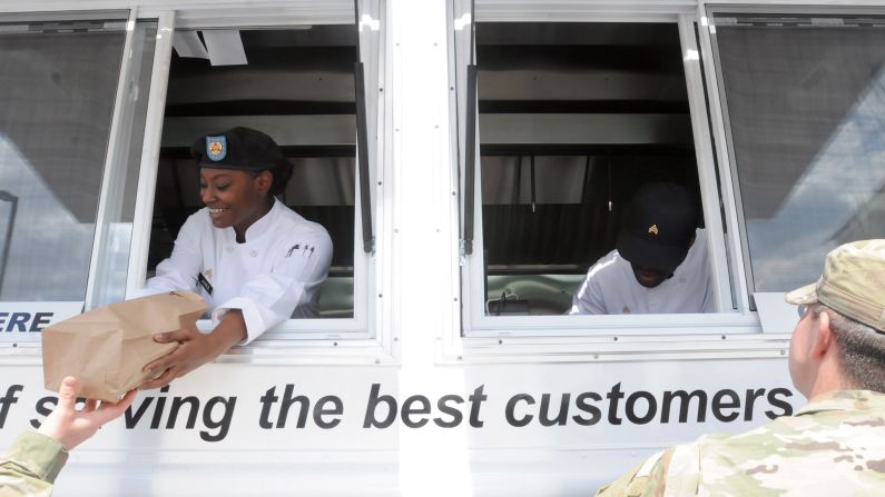 A pilot program at Georgia's Fort Stewart, this fast food truck will provide "healthy meal options to soldiers at motor pools, barracks and other locations where they congregate."<br />"From looking at vending machines, what fast food restaurants we allow on posts, to looking beyond the 'mess hall' design to fast food trucks, we are trying to get personnel to be more inclined to make healthy choices," Deuster said.