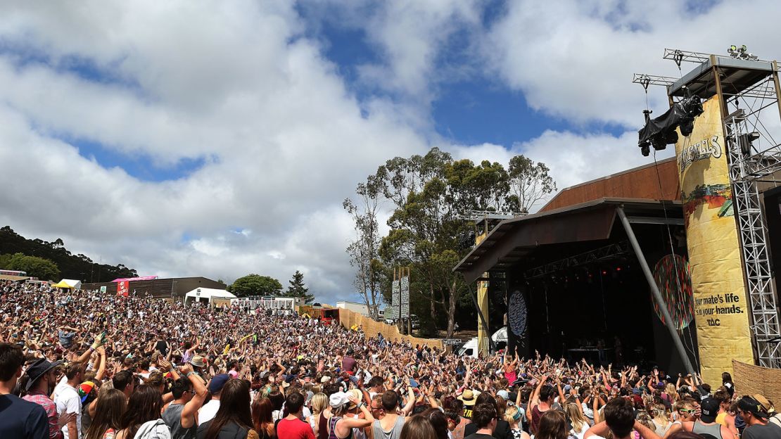 The Valley Stage at The Falls Music and Arts Festival.