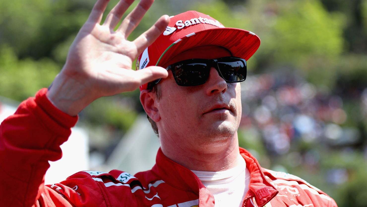 Kimi Raikkonen of Finland claimed his first pole position since 2008 to lead a Ferrari one-two in qualifying for the Monaco GP. 