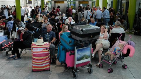 Travelers could find themselves camping out in airports. 