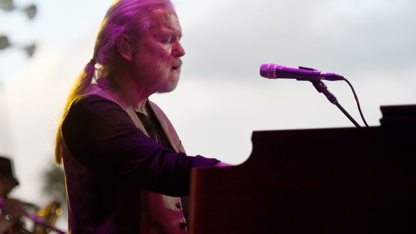 INDIO, CA - APRIL 25:  Musician Gregg Allman performs onstage during day two of 2015 Stagecoach, California's Country Music Festival, at The Empire Polo Club on April 25, 2015 in Indio, California.  (Photo by Frazer Harrison/Getty Images for Stagecoach)