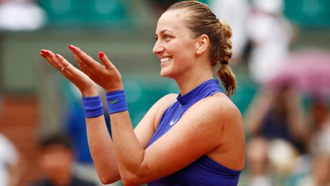 Kvitova returned to the sport at last year's French Open