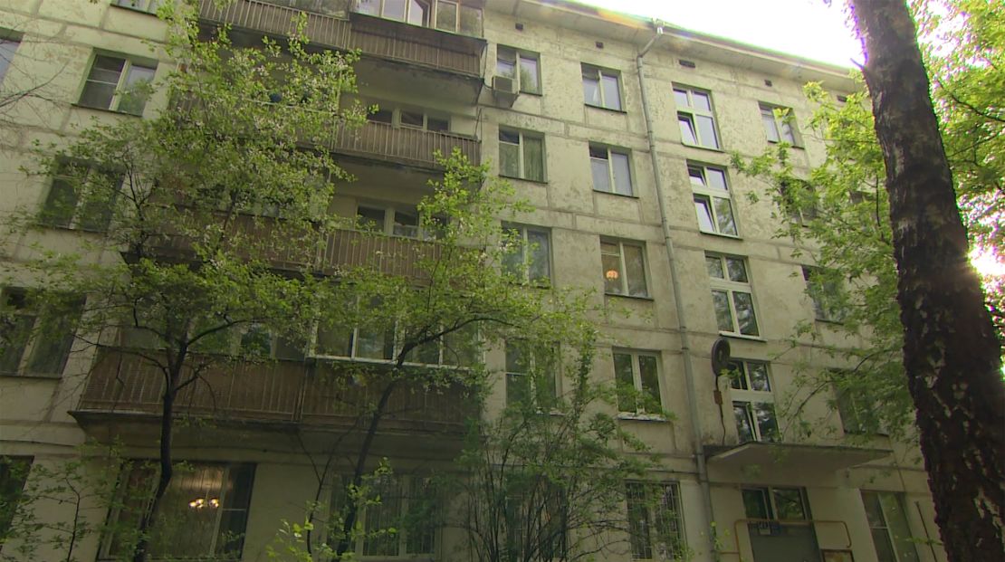 Novitskaya's five-storey apartment block.