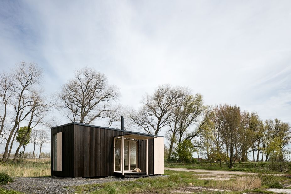 The designers behind <a href="http://ark-shelter.com/en/" target="_blank" target="_blank">Ark Shelter</a> created a prefabricated cabin that can be installed without a foundation. The structure, which starts at $59,000, includes everything from the furniture to a rainwater collection system and wind-power generator.<br />