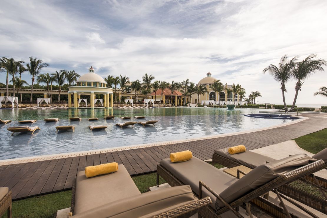 Guests at Iberostar Grand Hotel Paraíso can lounge near, or even in, the water.