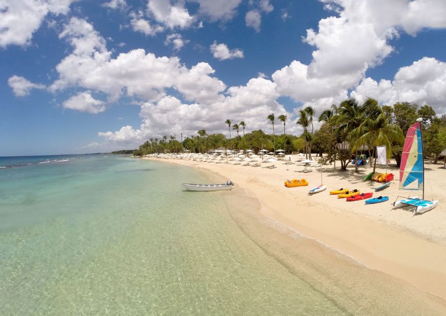 <strong>Casa de Campo, Dominican Republic:</strong> Lovely Minitas Beach is at the heart of Casa de Campo. Guests can snorkel and kayak from its shores.