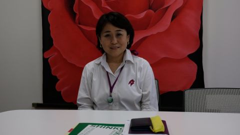 Seiko Adachi says she wants senior workers to work on developing their careers.