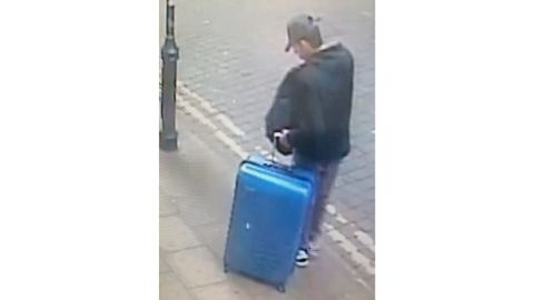 This image of Salman Abedi with a suitcase was taken on the day of the concert attack.