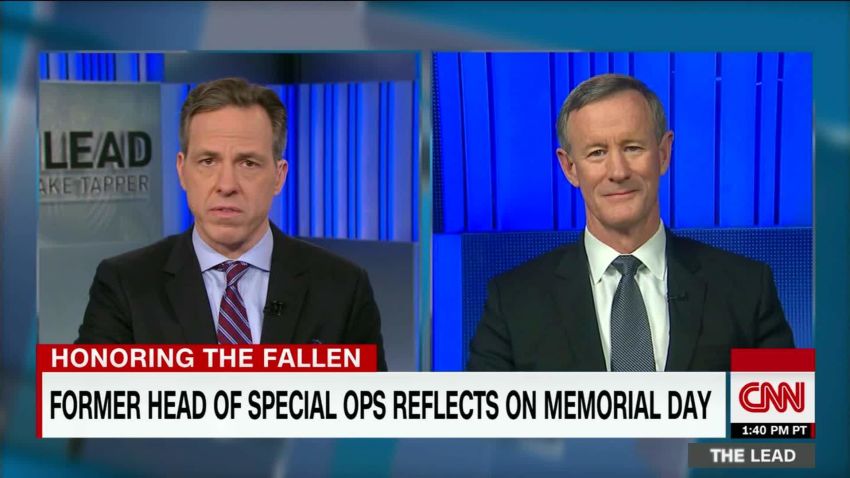 admiral william mcraven former commander special operations memorial day jake tapper interview_00000630.jpg