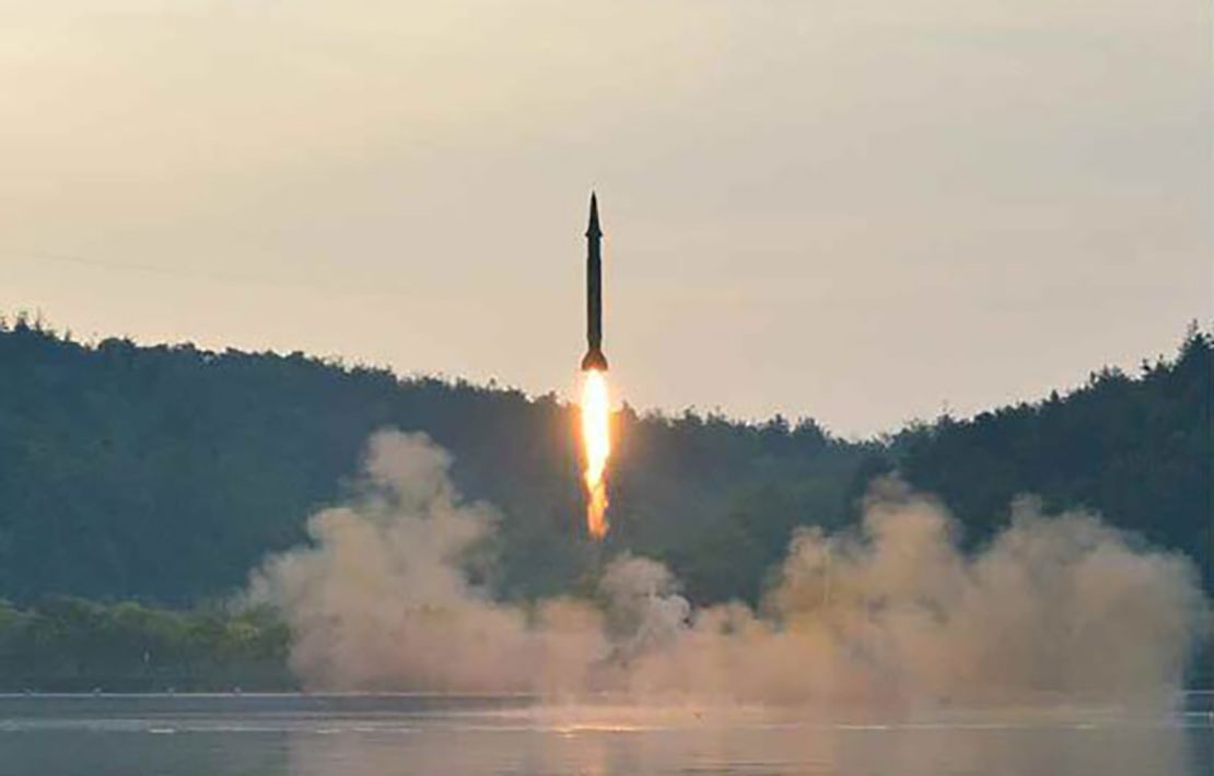North Korean leader Kim Jong Un oversees a short-range ballistic missile test, the third missile test in just over 3 weeks.