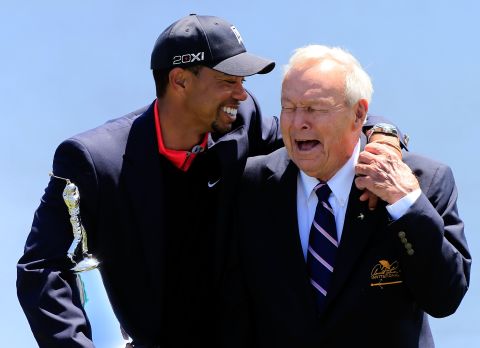 Woods was back in the winner's circle in 2013, lifting five titles, including the Arnold Palmer Invitational, to get back to the top of the rankings.