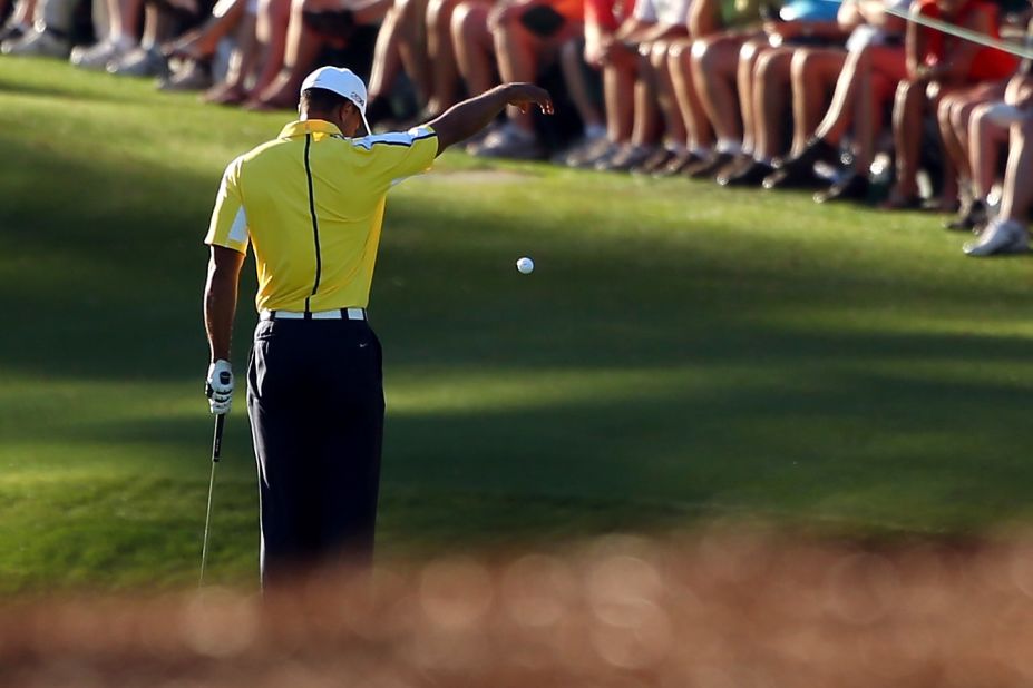 In 2013 Woods found himself in hot water after a TV viewer called in to highlight an illegal drop on the 15th hole Friday. He was nearly disqualified but rules officials deemed a decision had already been made during his second round and only handed out a two-shot penalty. Woods finished fourth.  