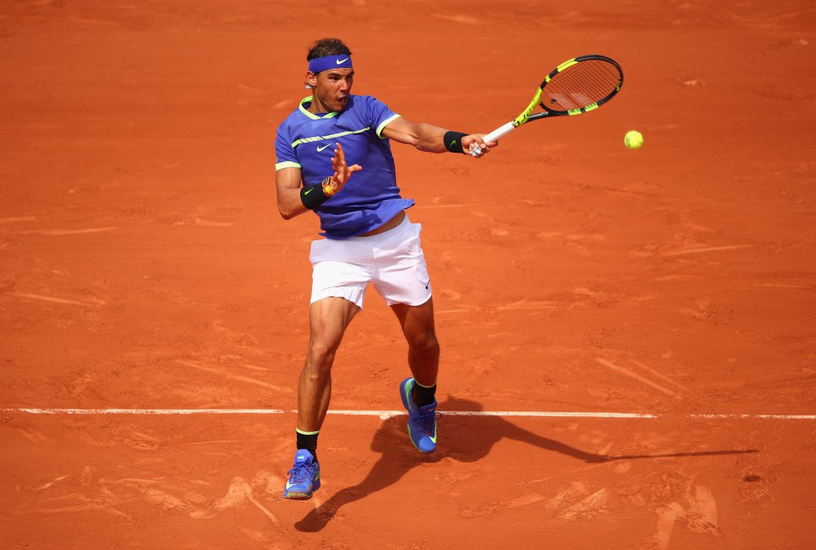 Nadal debuted his strong blue look against Benoit Paire in the first round and the King of Clay went on to complete "'La Decima" of 10 Roland Garros titles.