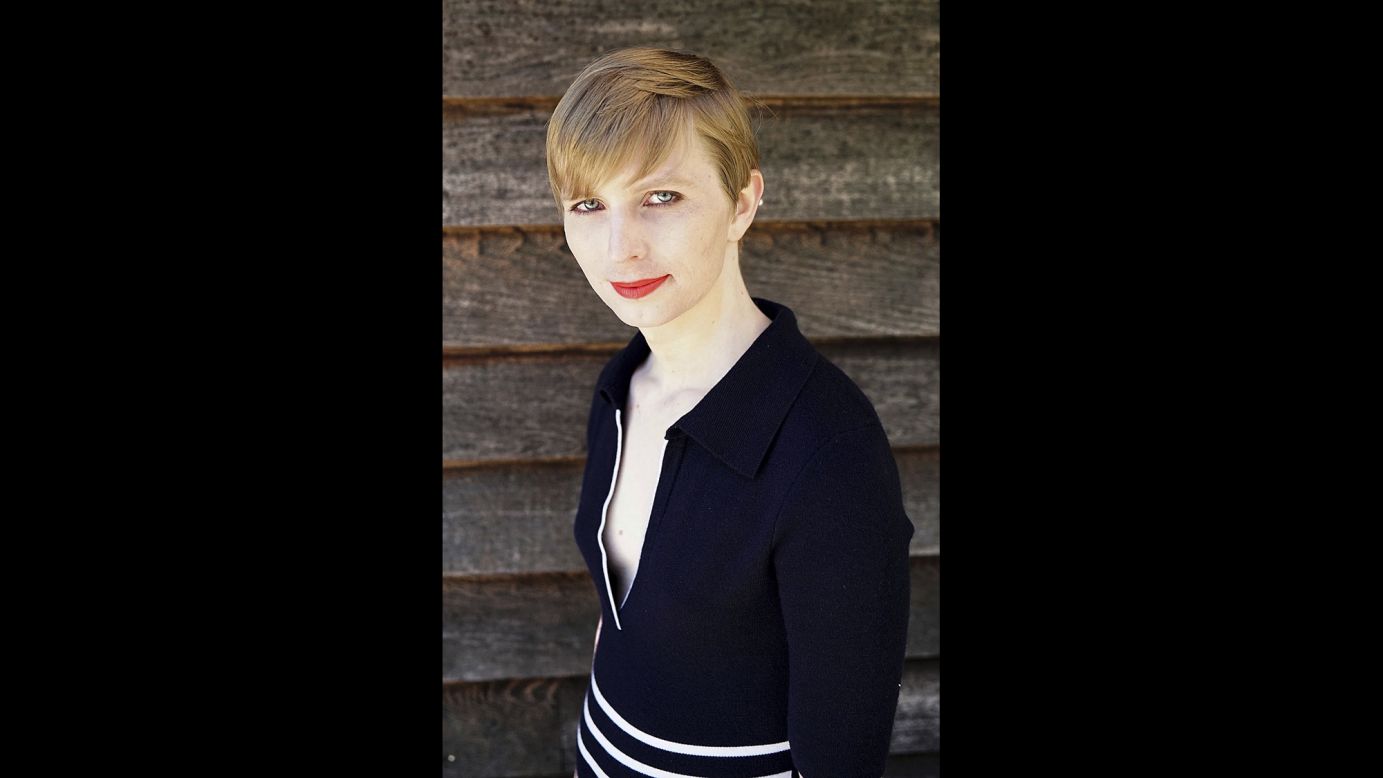 US Army Pvt. Chelsea Manning <a href="http://www.cnn.com/2017/05/18/politics/chelsea-manning-instagram/" target="_blank">posted this self-portrait to her Instagram account</a> on Thursday, May 18. Manning, the transgender soldier formerly known as Bradley Manning, revealed her new look after <a href="http://www.cnn.com/2017/05/17/politics/chelsea-manning-release/" target="_blank">being freed from a military prison</a> in Kansas. Manning was convicted in 2013 of stealing classified documents and videos and giving them to WikiLeaks. She was sentenced to 35 years in prison, but President Barack Obama commuted her sentence in January.
