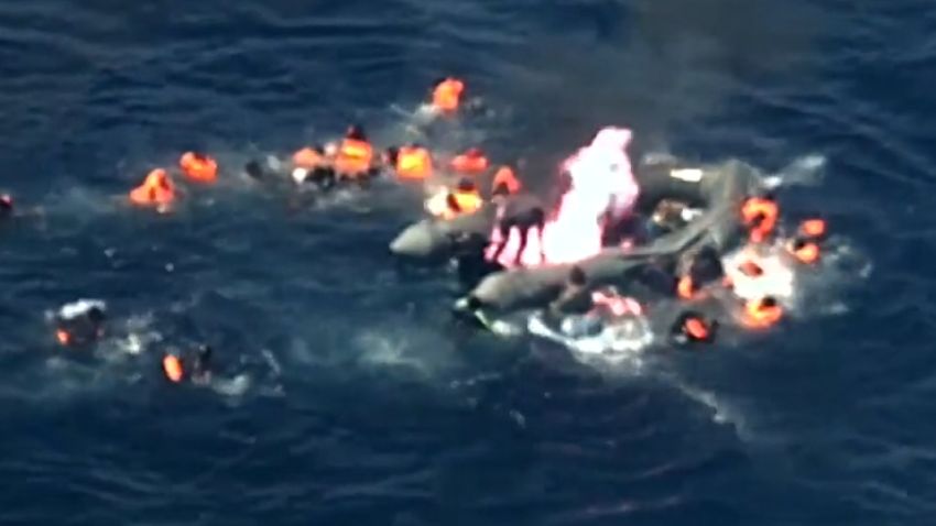 migrant boat fire