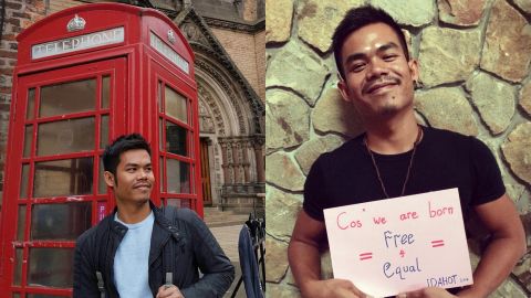 University student Jonta Saragih found it hard to get acceptance from his family when he originally came out as a gay man in Indonesia.