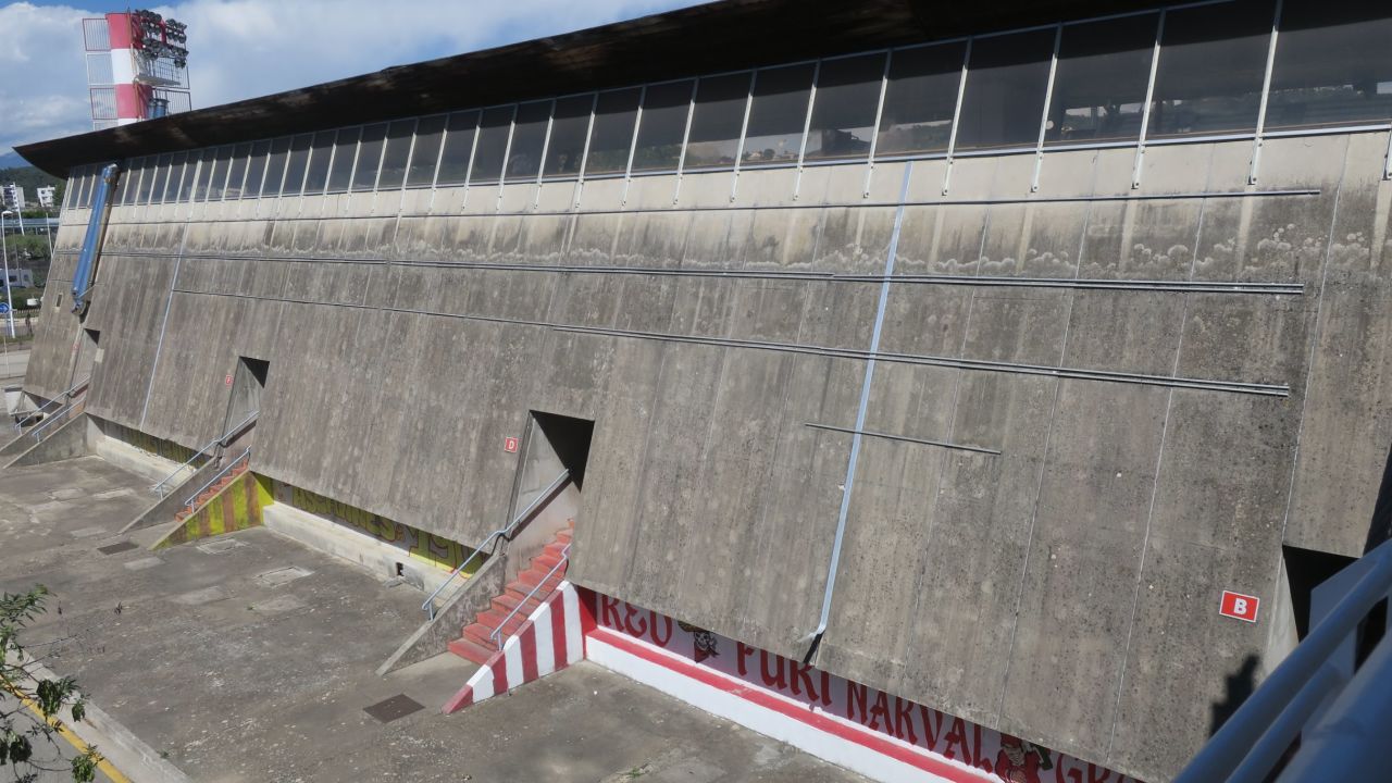 AS Cannes' home ground, the Stade Pierre-de-Coubertin, struggles to stay half-full.