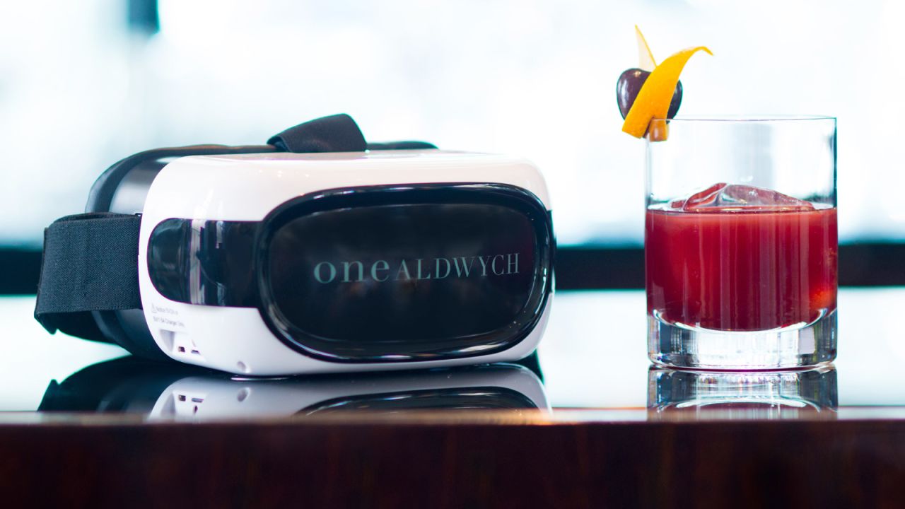 <strong>The Origin:</strong> For £18 or $23, customers take a two-minute trip to the Scottish Highlands via the VR headset, while their cocktail is prepared off-screen. 