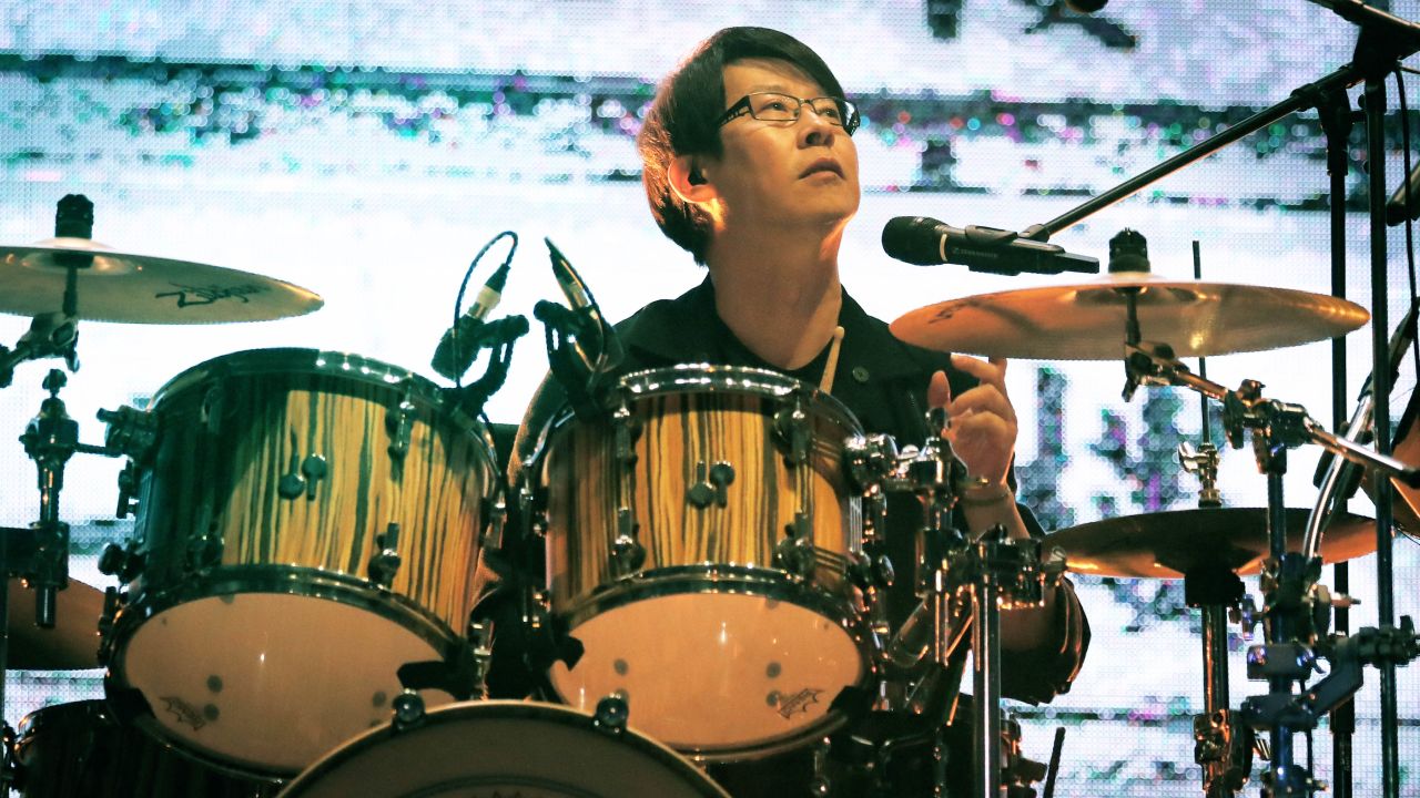 Drummer Liu Yen-ming, or Guan You