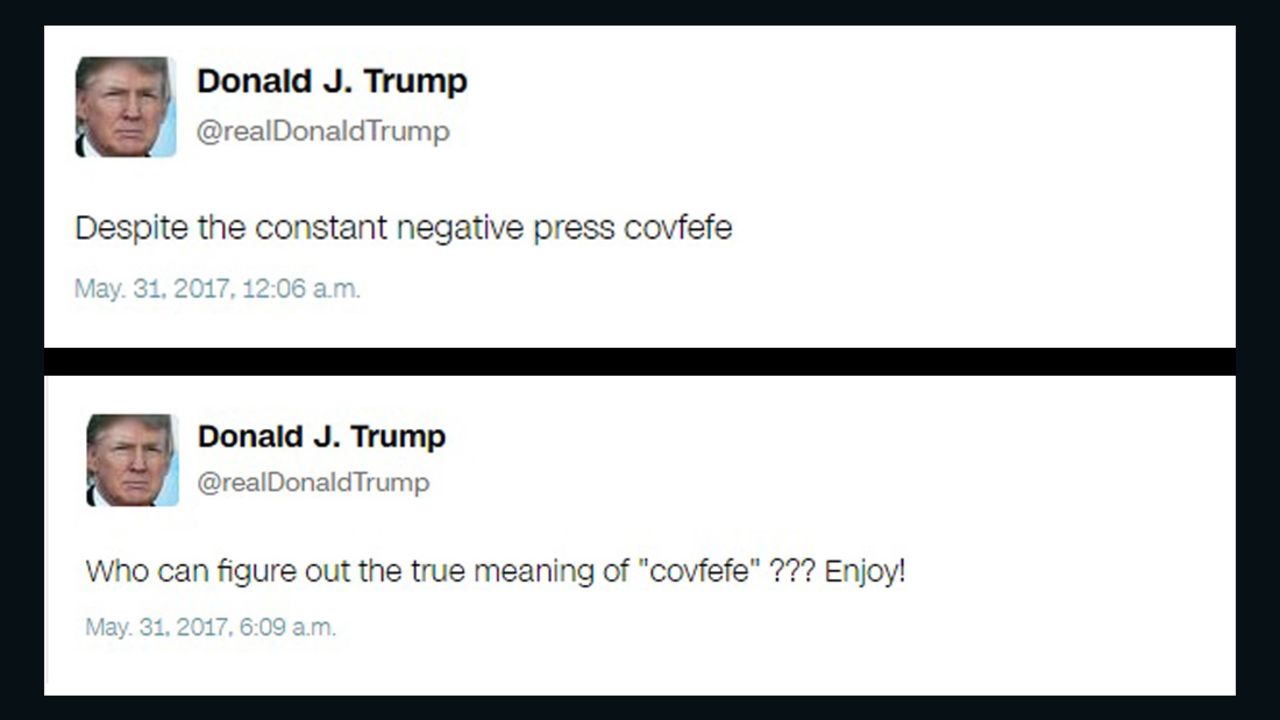 Trump tweets covfeve