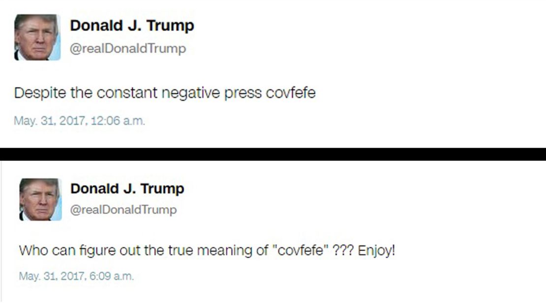 Trump tweets covfeve