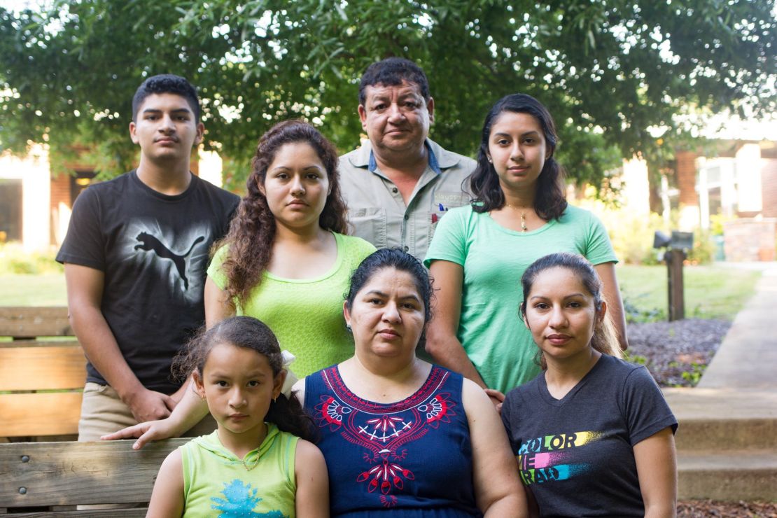 Ortega with some of her children and grandchildren.