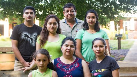 Ortega with some of her children and grandchildren. 
