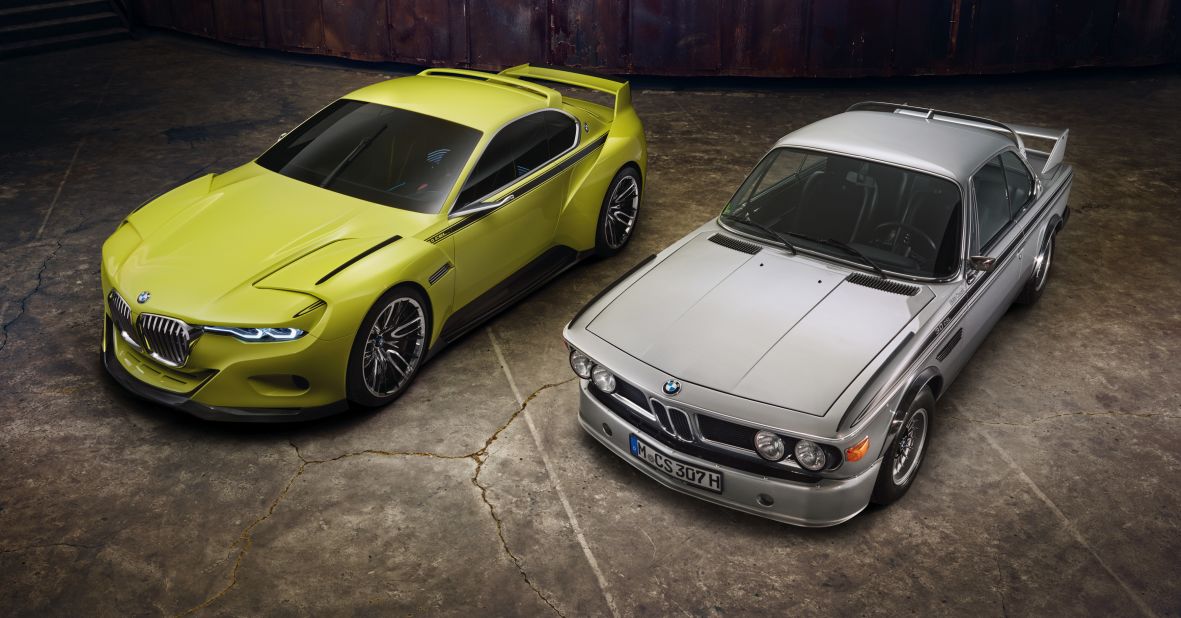 BMW has a history of producing retro-influenced concepts; this 2015 offering referenced the firm's classic 3.0 CSL road-racer from the 1970s.