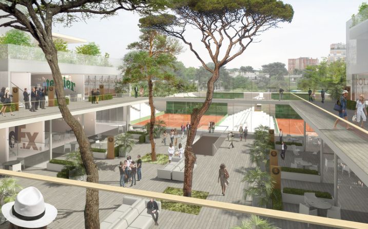 The site of the French Open will undergo a renovation program which will be finished in 2020.