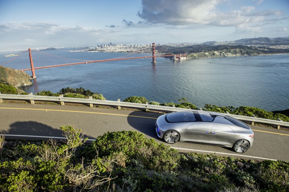 The F 015 shows Mercedes' vision for how a self-driving car would allow its occupants to sit and relax in an environment that's closer to being a lounge than a vehicle.