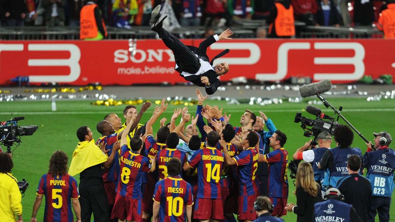 Pep Guardiola was a Barcelona leader as a player and as a coach.