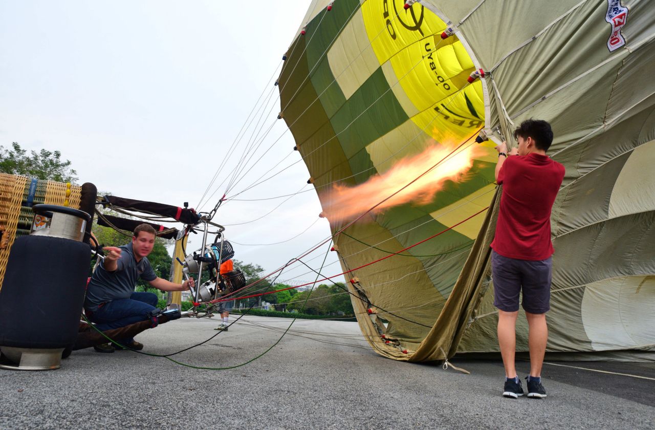 <strong>First on the scene: </strong>My Balloon Adventure is the first company in Malaysia to offer certified commercial hot air balloon rides. 
