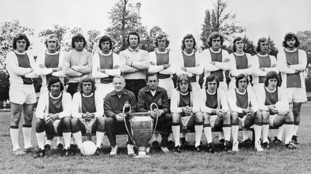 Ajax's 1973 European Cup winning team.