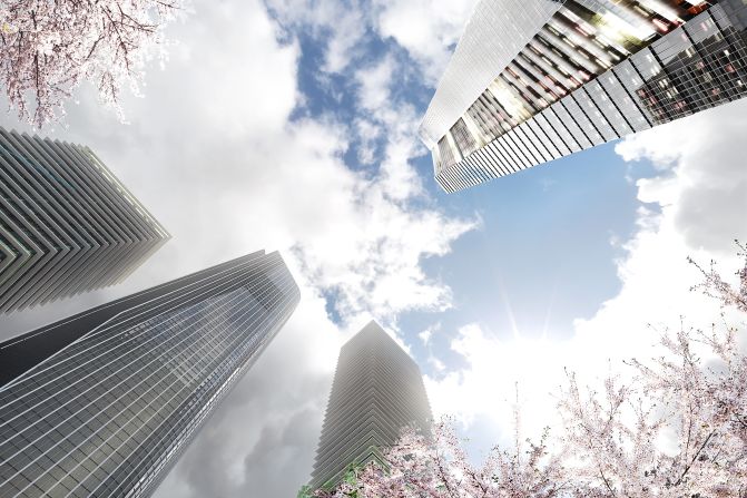 Mori Towers is another high-profile architectural project currently underway in Tokyo. 