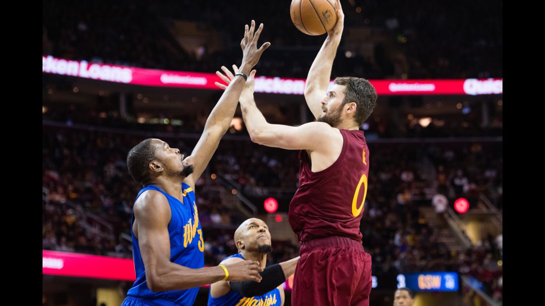 <strong>Kevin Love, Cleveland, forward</strong><br />Love is the third All-Star in Cleveland's starting lineup. He led the team in rebounds this season and finished eighth in the league in rebounds per game. He is also the team's third-leading scorer, capable of scoring around the rim or behind the 3-point arc.