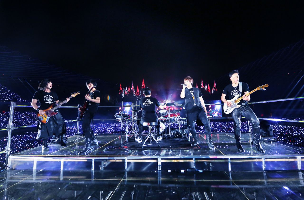 Mayday concert in their home in Taiwan