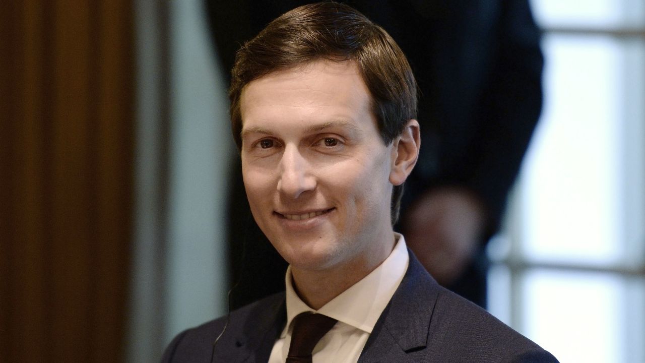 White House senior adviser Jared Kushner looks on during a meeting between President Donald Trump and Prime Minister Nguyen Xuan Phuc of Vietnam in the Cabinet Room of the White House, on May 31, in Washington, DC.