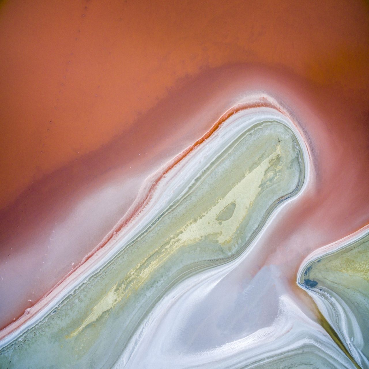 <strong>Red and Green Salt Lake: </strong>This photograph by Michael Pilsworth was one of 12 shortlisted images in the Australia From Above competition, organized by aerial photography community SkyPixel and co-sponsored by Tourism Australia and drone manufacturer DJI. Photographers were asked to showcase new, creative perspectives of landscapes around the country.