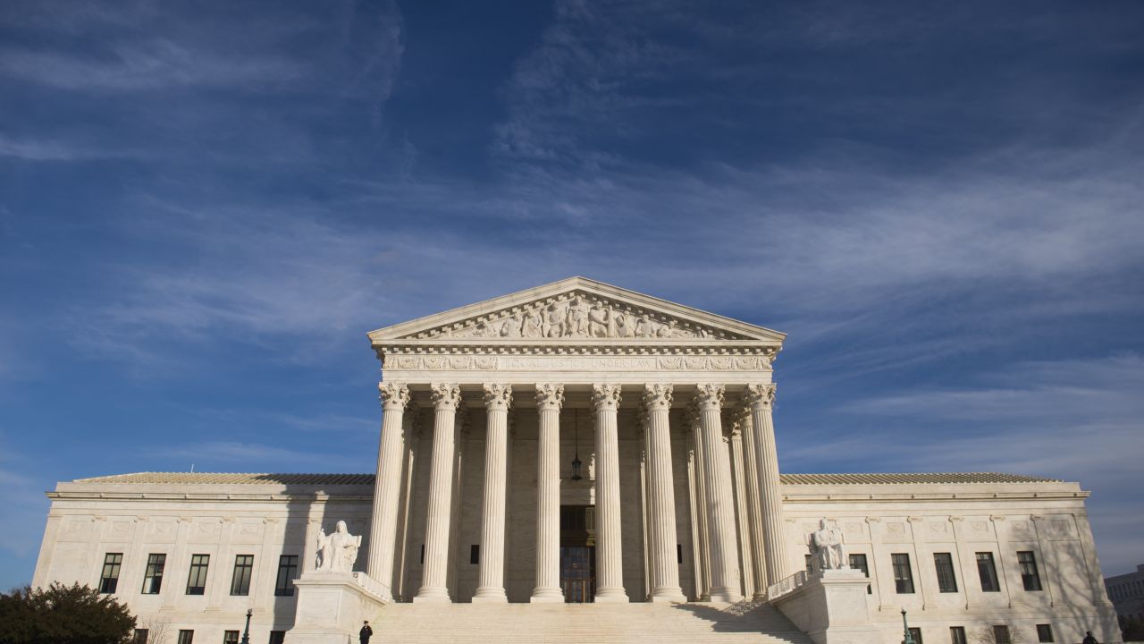 The US Supreme Court is seen in Washington, DC, on January 31, 2017.