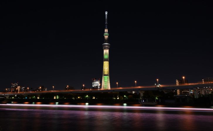 The tallest structure in Japan currently is the Tokyo Skytree. 