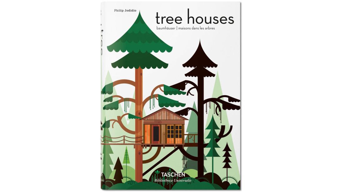 <a href="https://www.amazon.com/Tree-Houses-Fairy-Tale-Castles/dp/3836526646" target="_blank" target="_blank">"Tree Houses: Fairy Tale Castles in the Air"</a> by Philip Jodido, published by Taschen, is out now.  (Illustration by Patrick Hruby.) 