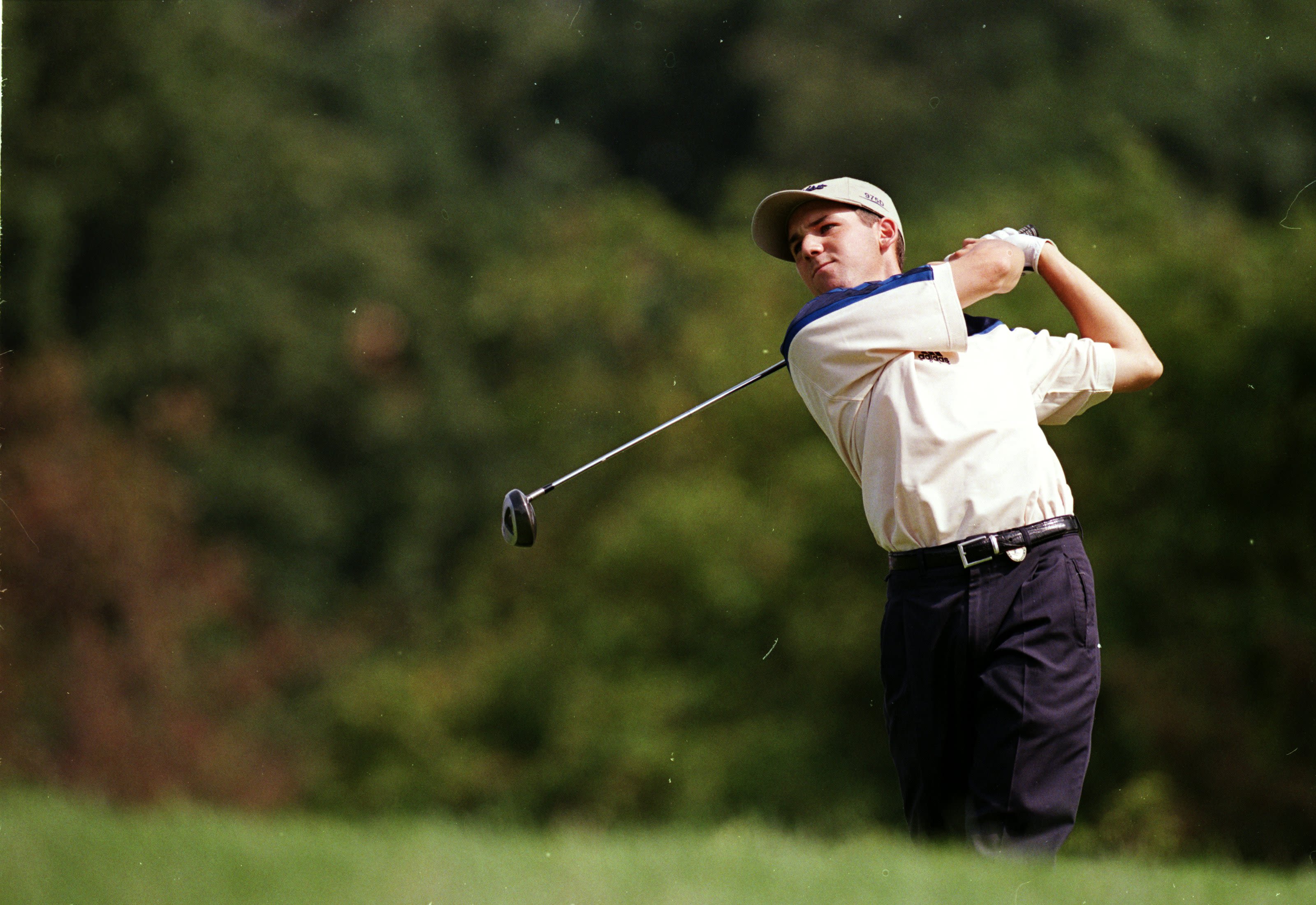 Aged just 19, making his debut at a major, Garcia finished second to Tiger Woods at the USPGA Championships. It was to be the first of four runner-up finishes for the Spaniard at the sport's four marquee tournaments.