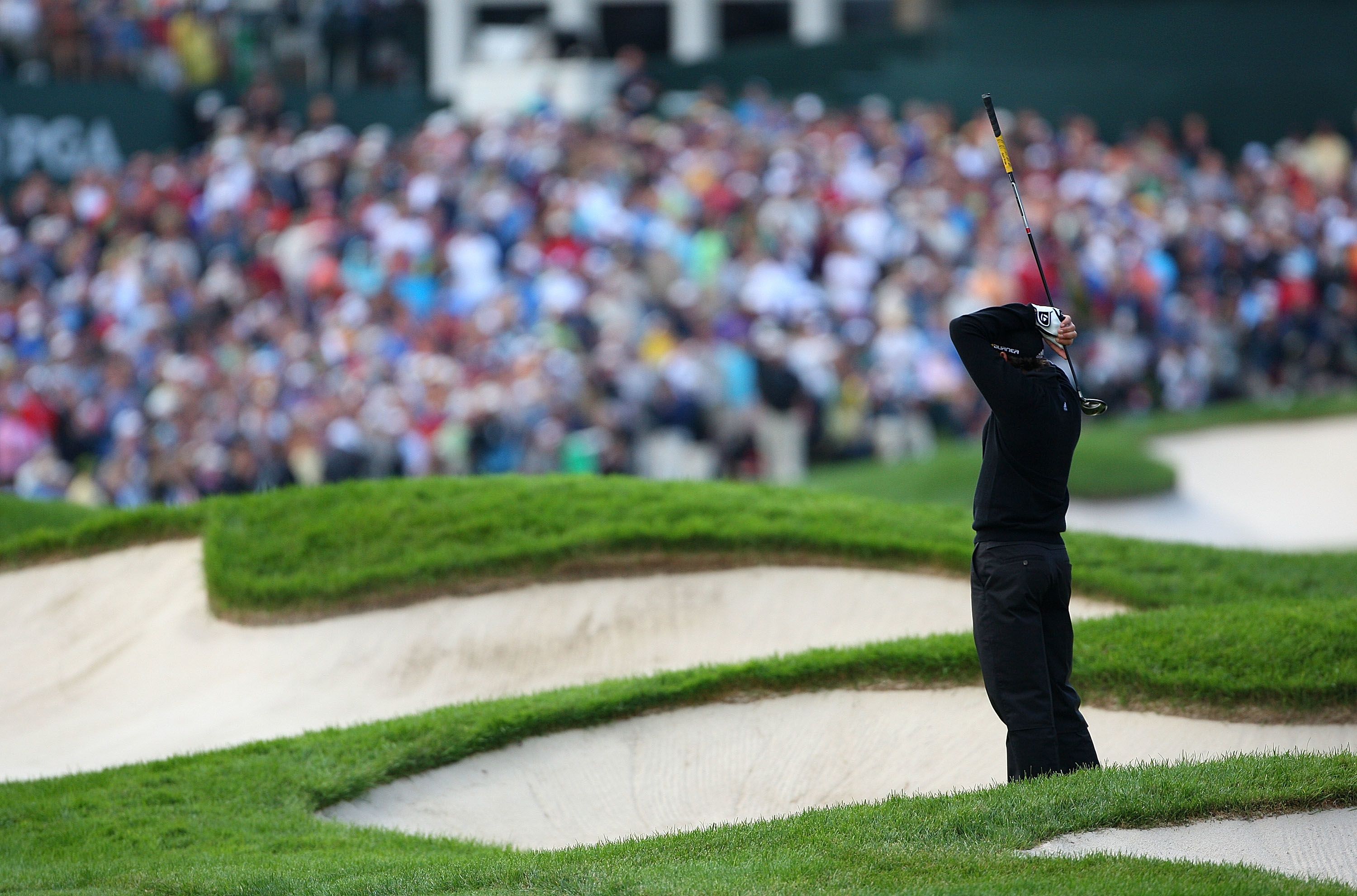 A familiar feeling came the following year, when Garcia again sacrificed a lead at a major -- the US PGA Championship -- to Harrington.
