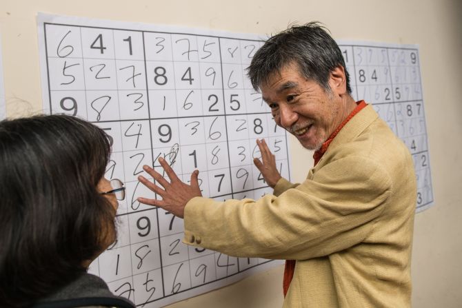 Sudoku is a puzzle game created by Maki Kaji (pictured) in 1984, which became a popular brain teaser worldwide. The aim of the game is to fill a 9x9 grid, so that each row, column and each 3x3 grid contains the numbers 1 to 9. 