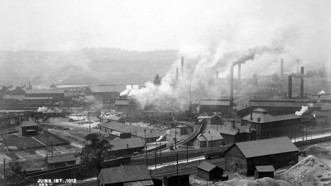 Edgar Thomson Works in Braddock, near Pittsburgh, 1912